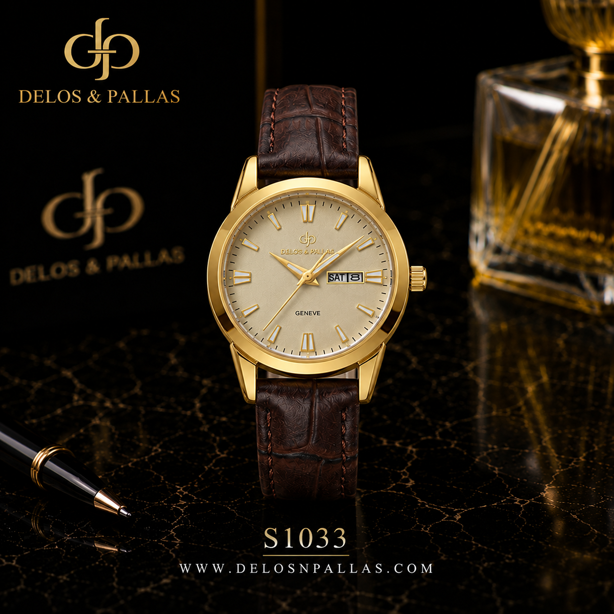 DELOS & PALLAS Patrimony Day-Date Women’s Watch