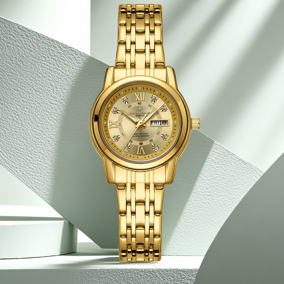 DELOS & PALLAS Overseas Double Calendar Women’s Watch