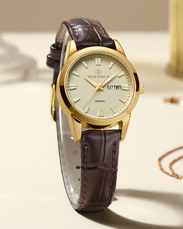 DELOS & PALLAS Patrimony Day-Date Women's Watch