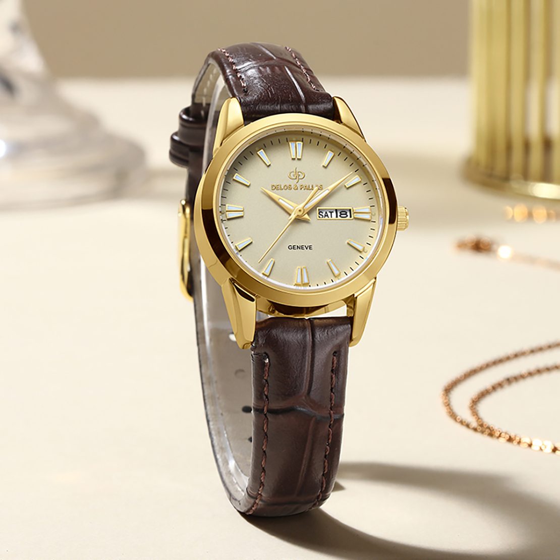 DELOS & PALLAS Patrimony Day-Date Women’s Watch